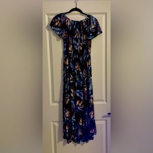 ACE fashion floral maxi dress